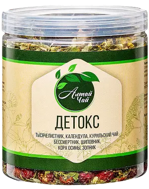 Банка чая 'Детокс' с травяным сбором