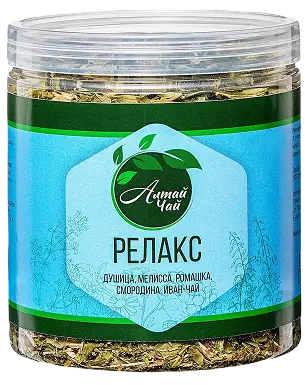 Банка чая 'Релакс' с травяным сбором